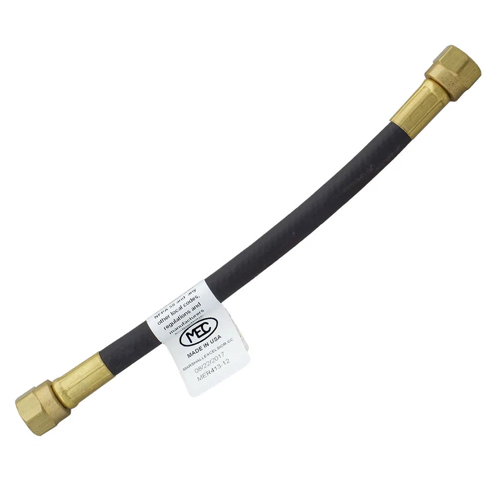 MER413-48 – AP PRODUCTS Propane Hose, 1/4 Inch Inside Diameter High Pressure Hose 3/8 Inch Female Flare Swivel x 3/8 ...